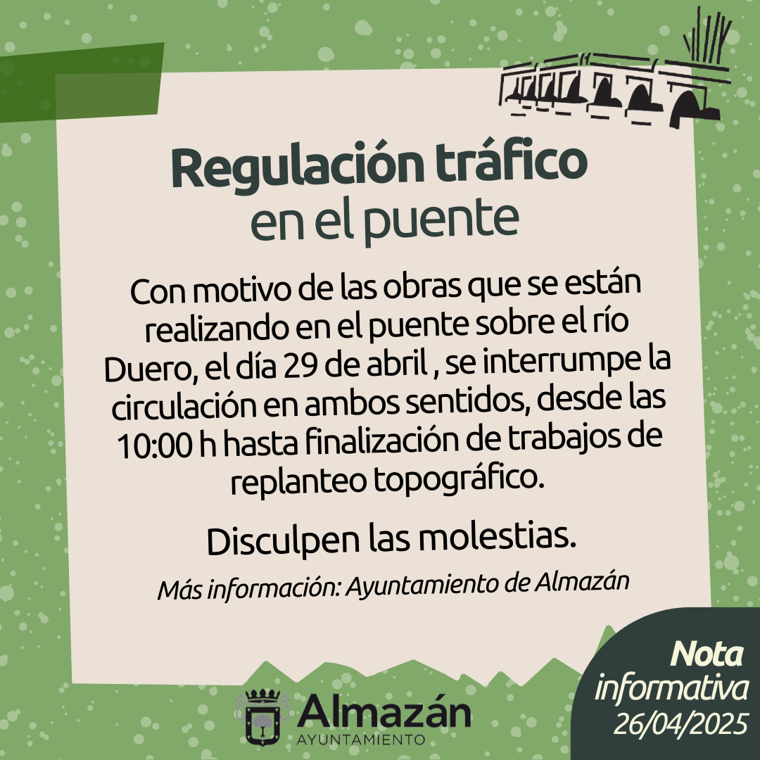 Nota web regulación del tráfico en el puente