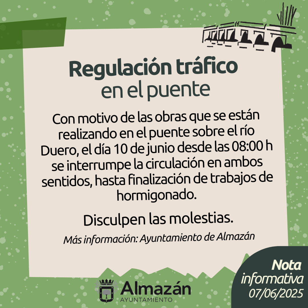 Regulación tráfico en el puente