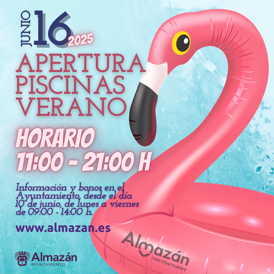 Apertura piscinas de verano de Almazán