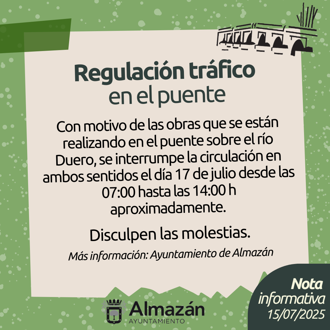 Regulación tráfico en el puente