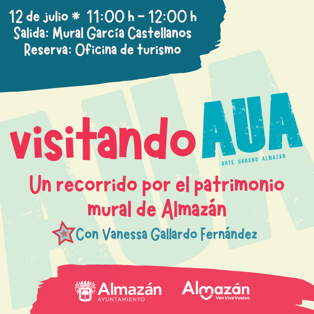 visitando AUA (arte urbano Almazán)