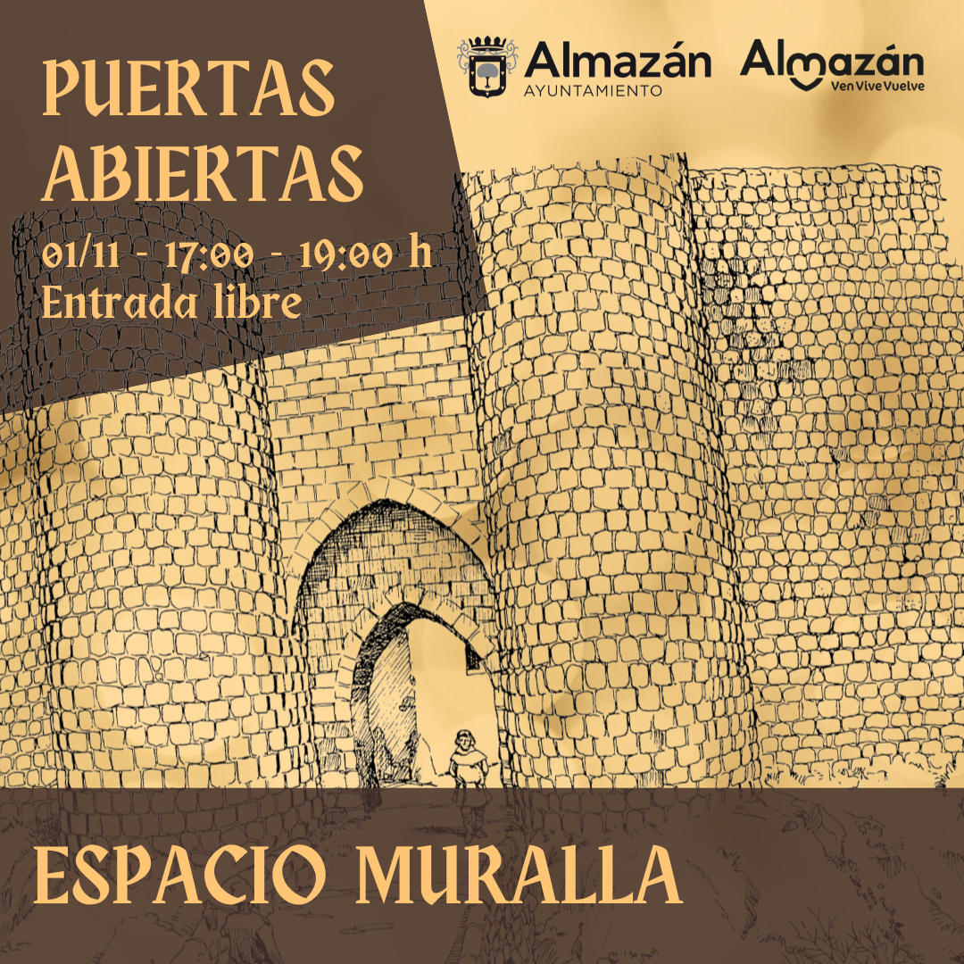 Puertas abiertas espacio muralla