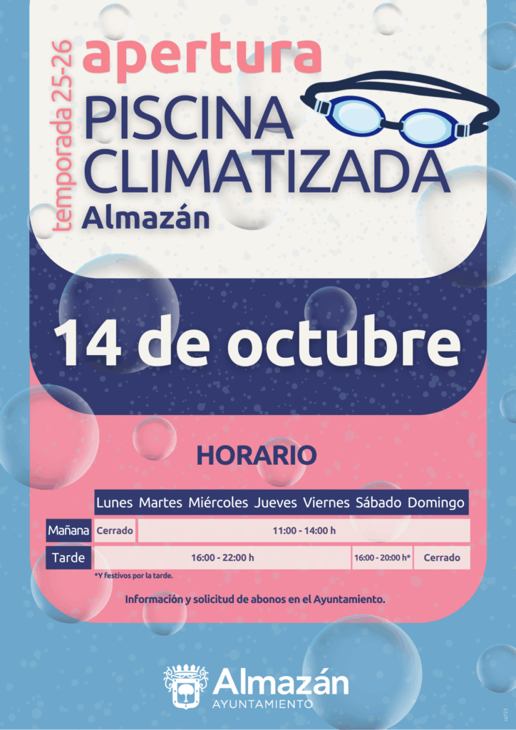 Apertura piscina climatizada