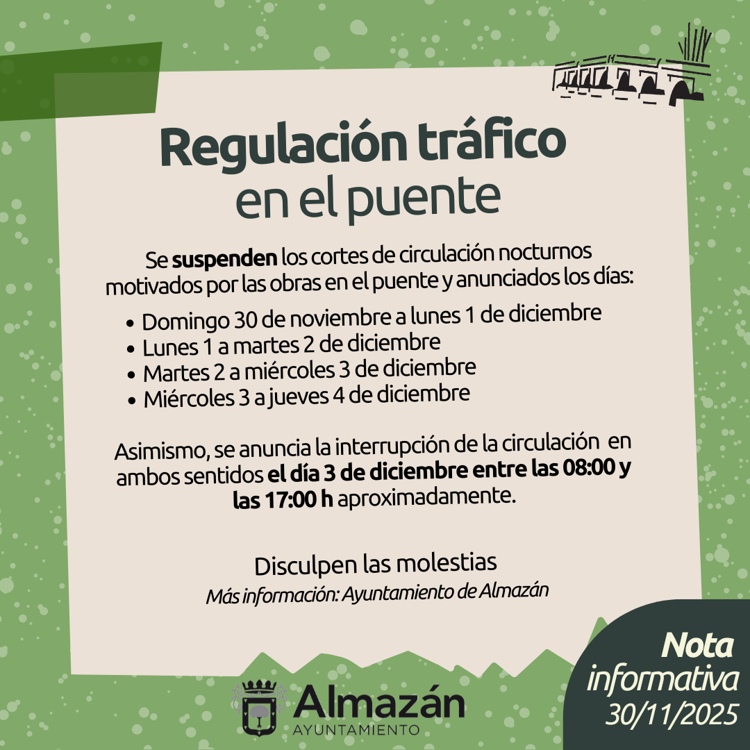 Regulación tráfico en el puente