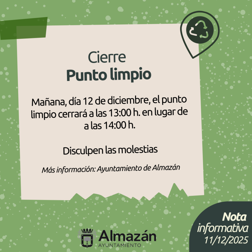 Cierre puntual punto limpio