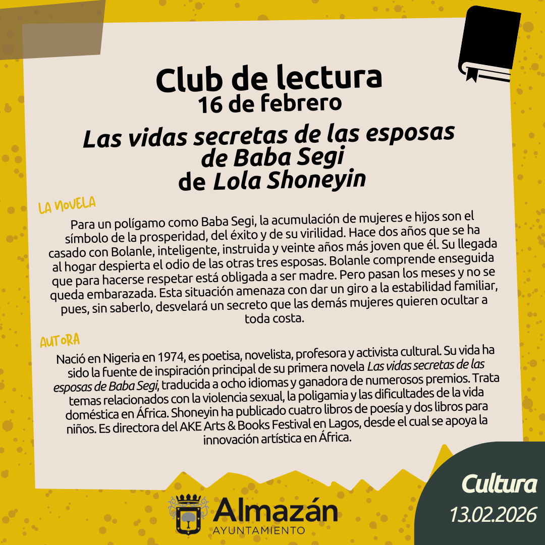 Club de lectura febrero