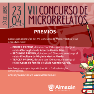 Fallo del VII concurso de microrrelatos de Almazán
