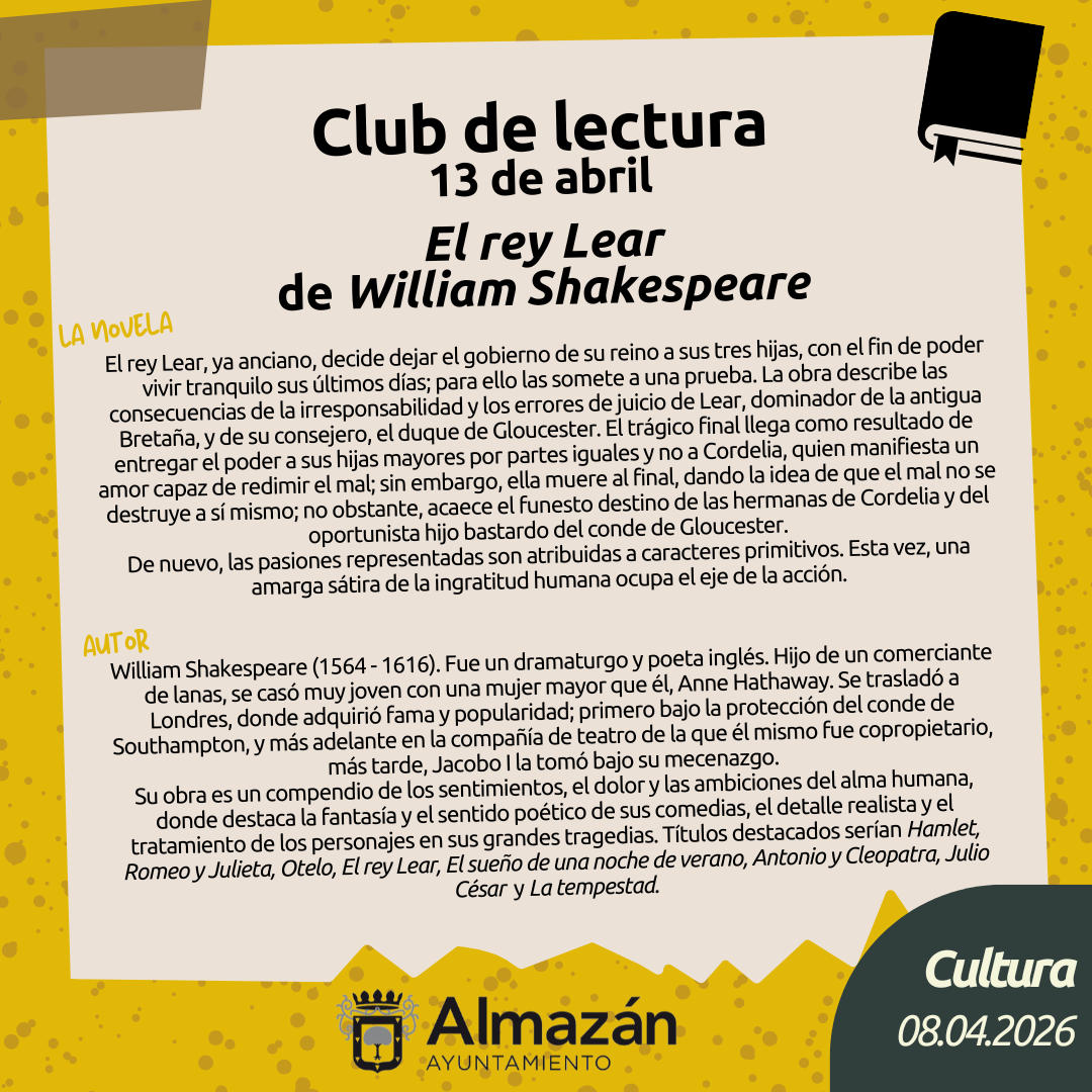 Club de lectura de abril