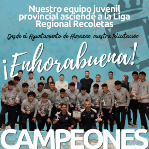 Enhorabuena al equipo juvenil de la SD Almazán.