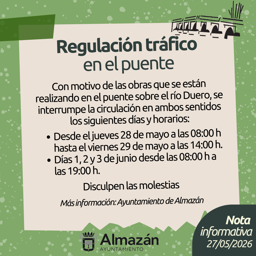 Regulación tráfico por obras.