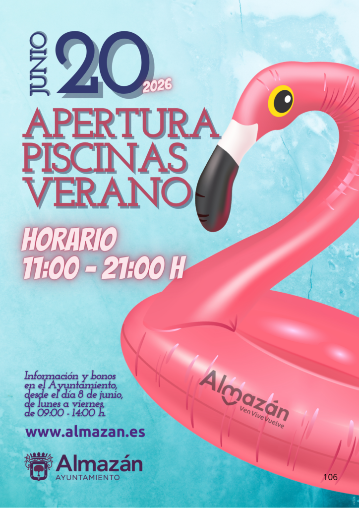 Apertura piscinas de verano
