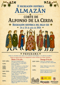 Almazán: Corte de Alfonso de la Cerda. Recreación histórica del s. XIII.