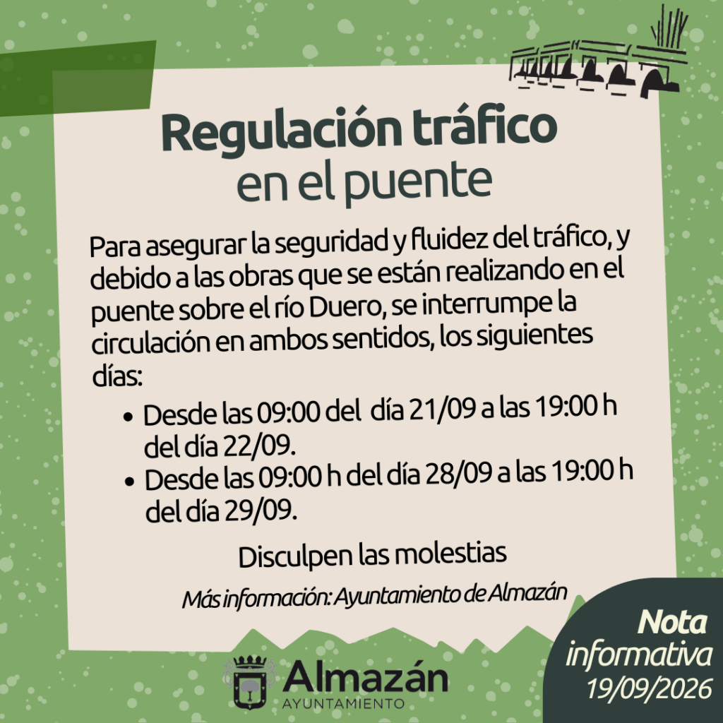 Regulación tráfico por obras