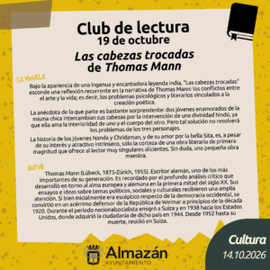 Club de lectura octubre