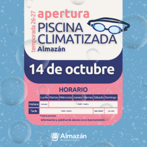 Apertura piscina climatizada