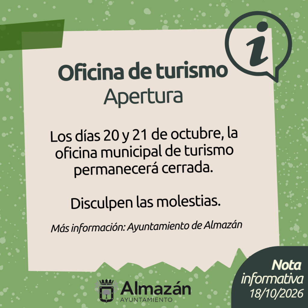 Apertura oficina de turismo.