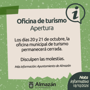 Apertura oficina de turismo.